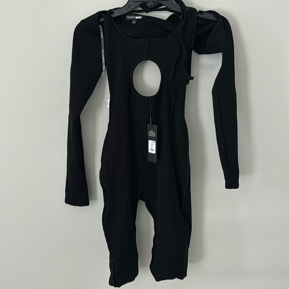 Black Snatched Jumpsuit